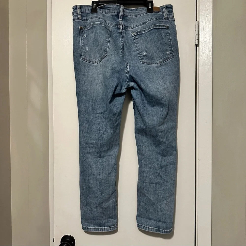 Judy Blue High Waist Destroyed Boyfriend denim jeans size 13/31 - Picture 5 of 11